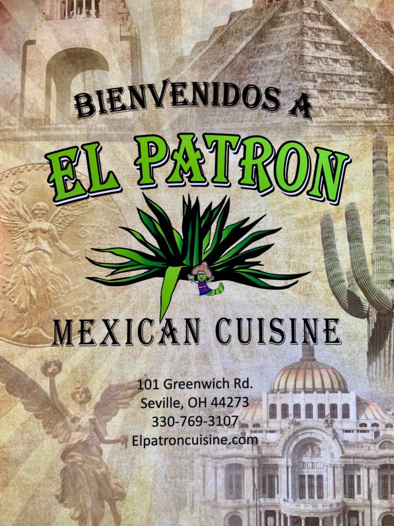 el patron menu front